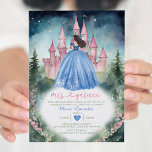 Dusty Blue Dress Green Forest 15 Anos Mis Quince Einladung<br><div class="desc">Dusty Blue Dress Green Forest 15 Anos Mis Quince Birthday Einladung Pink Castle Green Forest Navy Sky Quinceañera 15 Anos,  16. Geburtstag</div>