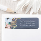 Dusty Blue Dusty Rose Wasserfarben (Insitu)