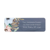 Dusty Blue Dusty Rose Wasserfarben (Vorne)