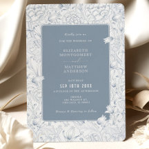 Dusty Blue Elegance Tulips & Chrysanthemum