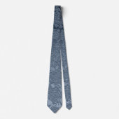 Dusty Blue Elegant Formal Wedding Krawatte (Vorderseite)