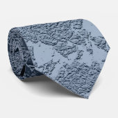 Dusty Blue Elegant Formal Wedding Krawatte (Gerollt)