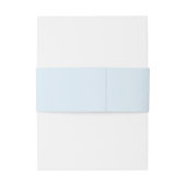 Dusty Blue Elegante Einladungsbanderole (Rückseitenbeispiel)