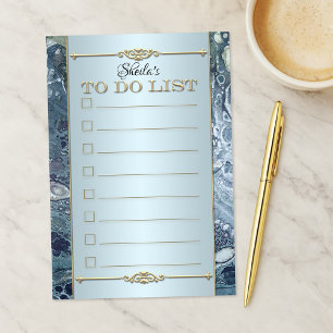 Dusty Blue Eleganto do List Post it Notes Post-it Klebezettel