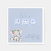 Dusty Blue Es ist eine Baby Elephant Script Baby D
