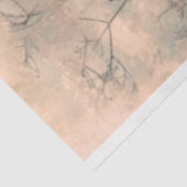 Dusty Blue Ethereal Natur Botanicals Hintergrund Seidenpapier (Ausschnitt)