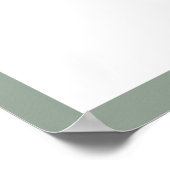 Dusty Blue Eucalyptus Brautparty Foto Stand Poster (Ecke)