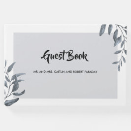 Dusty Blue Eucalyptus Gästebuch