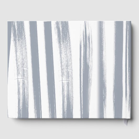 Dusty Blue Eucalyptus Gästebuch (Rückseite)