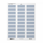 Dusty Blue Eucalyptus Greenery Blank TEMPLATE (Vorne)