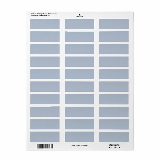 Dusty Blue Eucalyptus Greenery Blank TEMPLATE (Vorne)