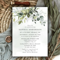 Dusty Blue Eucalyptus Greenery Boho Brautparty