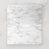 Dusty Blue Eucalyptus Greenery Succulent Platzkarte (Innenseite Aufgefaltet)