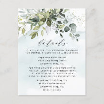 Dusty Blue Eucalyptus Greenery Succulent Wedding
