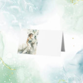 Dusty Blue Eucalyptus Greenery Wedding Platzkarte