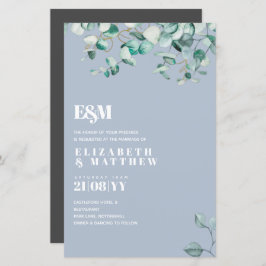 Dusty Blue EUCALYPTUS Wedding