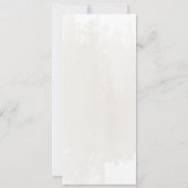 Dusty Blue Eucalyptus Wedding Menu Brautparty I Einladung (Rückseite)