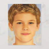 Dusty Blue First Communitybudget Danke Karte (Rückseite)