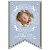 Dusty Blue First Rodeo Foto Banner - Western 1. (Zweite Fahne)