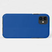 Dusty Blue, Flat Blue, Graublau, Case-Mate iPhone Hülle (Rückseite (Horizontal))