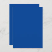 Dusty Blue, Flat Blue, Graublau, Einladung (Vorne/Hinten)