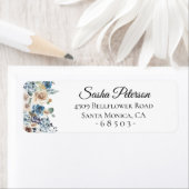 Dusty Blue Floral Arrangement (Insitu)