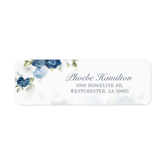 Dusty Blue Floral Bloom (Vorne)