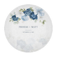 Dusty Blue Floral Bloom Eukalyptus Sukkulent