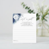 Dusty Blue Floral Brautparty (Stehend Vorderseite)