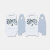 Dusty Blue Floral Brautparty Geschenkschachtel (Ungefaltet)