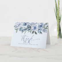 Dusty Blue Floral