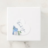 Dusty Blue Floral Greenerity Liebe Herzlich Willko Geschenkanhänger (Beispiel)