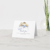 Dusty Blue Floral Pumpkins Danke