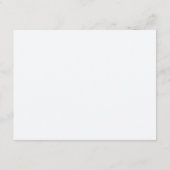 Dusty Blue Floral RSVP Card Karte (Rückseite)