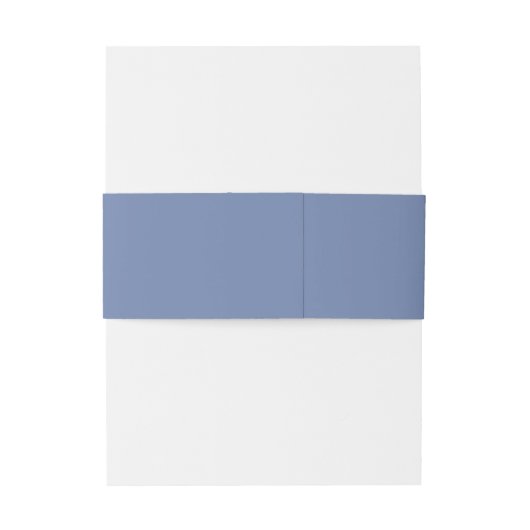 Dusty Blue Floral Wedding Einladung Bly Band (Rückseitenbeispiel)