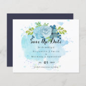 Dusty Blue Floral Wedding Trending Budget (Vorne/Hinten)