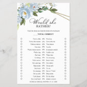 Dusty Blue Floral würde sie eher Flyer spielen (Vorne)