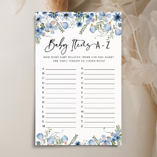 Dusty Blue Florals Baby Items Baby Showspiel