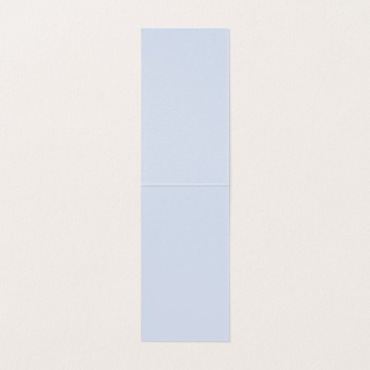 Dusty Blue Florals gemeinsam Liebe Table Sign (Innenseite Aufgefaltet)