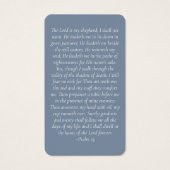 Dusty Blue Forever in unserer Herz-Gedenkkarte (Rückseite)