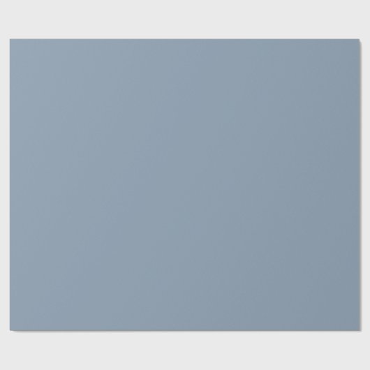 Dusty Blue Geschenkpapier (Flach)