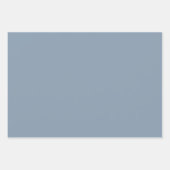 Dusty Blue Geschenkpapier Set (Vorderseite 3)