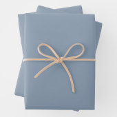 Dusty Blue Geschenkpapier Set (Beispiel)