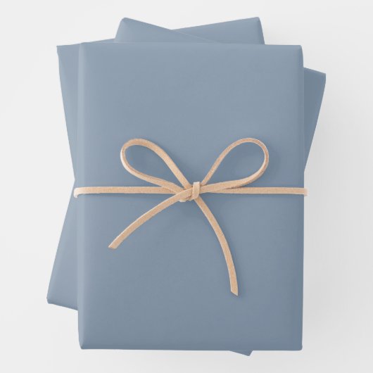 Dusty Blue Geschenkpapier Set (Beispiel)