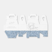 Dusty Blue Glitzer Sweet 16 Personalisiert Geschenkschachtel (Ungefaltet)