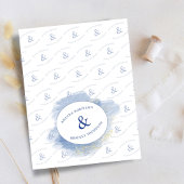 Dusty Blue & Gold Glitzer Wedding speichern das Da Einladung