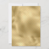 Dusty Blue Gold Pink Brautparty Einladung (Rückseite)