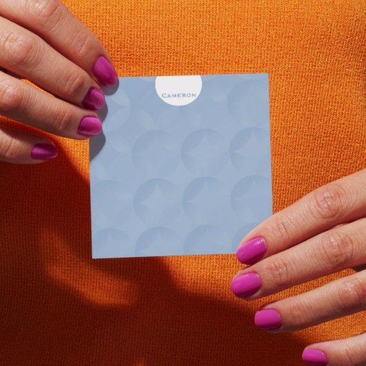 Dusty Blue Graphic Design Personalisiert Post-it Klebezettel