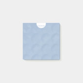 Dusty Blue Graphic Design Personalisiert Post-it Klebezettel (Vorderseite)