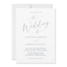 Dusty Blue Gray Romantische Hochzeit